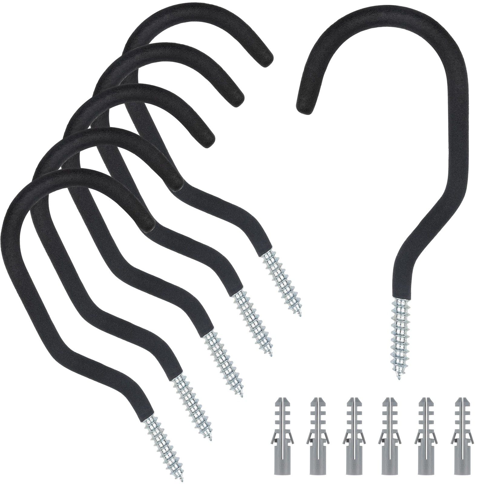 Road Bike Hooks for Garage Wall, 6 Pack Heavy Duty Bicycle Hangers for Hanging