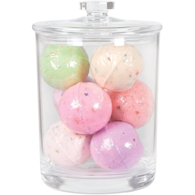 Acrylic Storage Jar Shatterproof Dustproof Large Capacity Ideal Home Office New