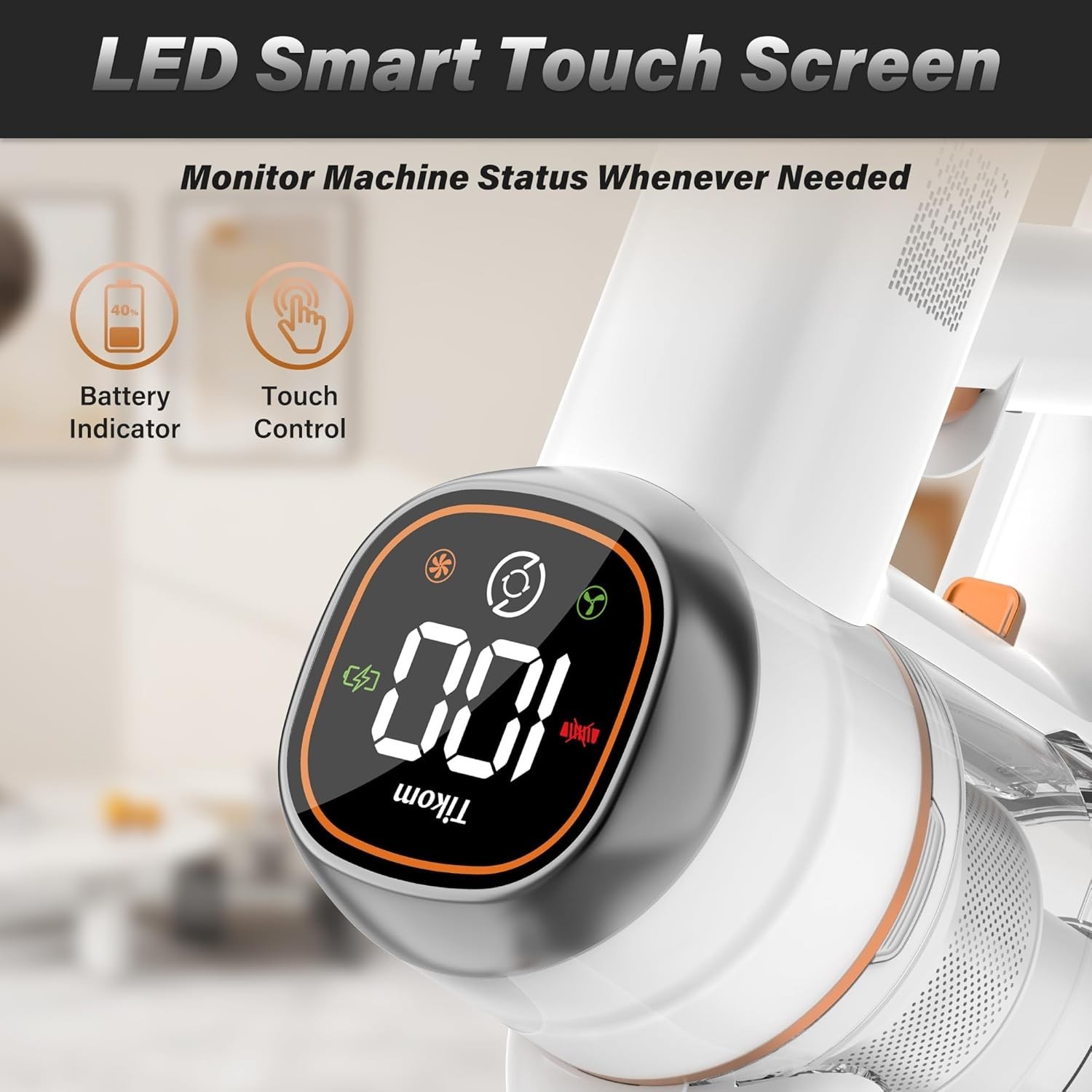 V500 Cordless Vacuum Cleaner Anti-Tangle Lightweight