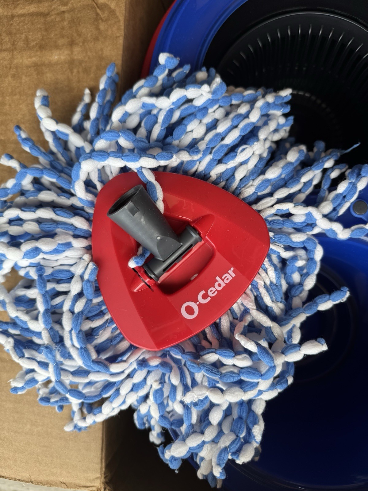 O-Cedar EasyWring RinseClean Microfiber Spin Mop & Bucket Floor Cleaning System