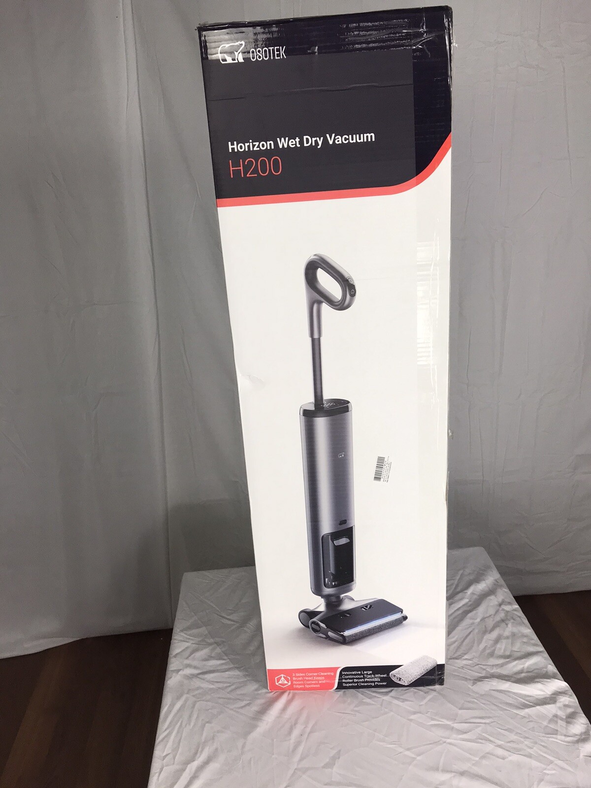 Cordless Wet Dry Vacuum Cleaner 180° Flat Ultra-Wide Edge 35Min Mop Wash 3 in 1