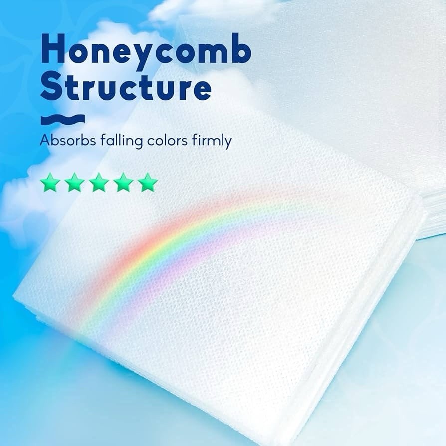 2 Pack Color Absorber Laundry Sheets 240 Count Dye Catcher to Prevent Clothes fr