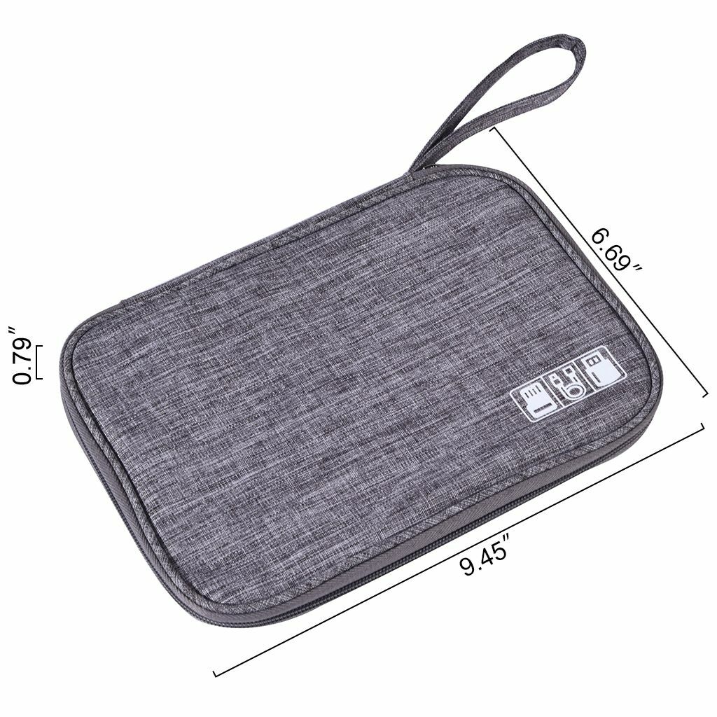 Electronic Accessories Cable Organizer Bag Travel USB Charger Storage Case Pouch
