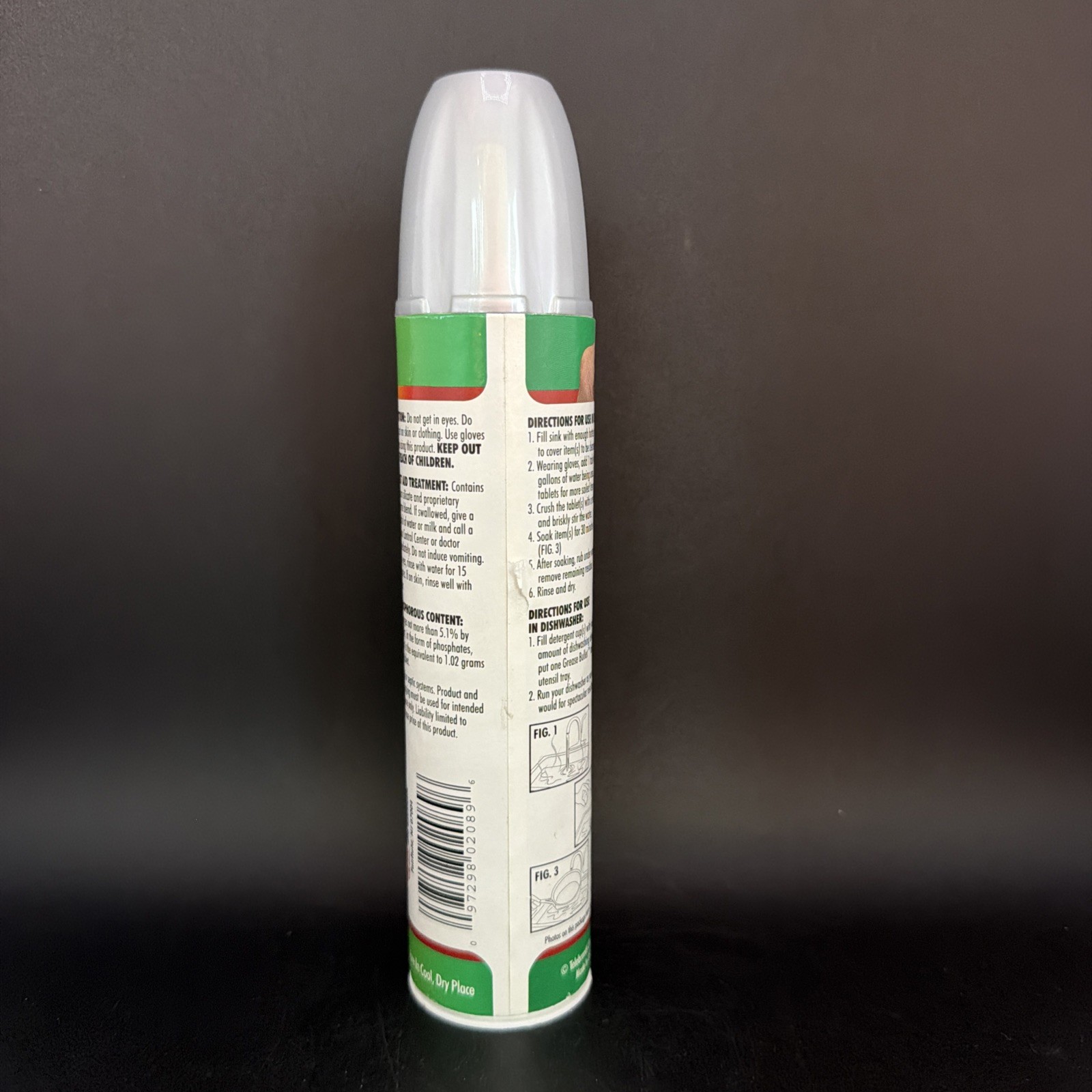 Grease Bullet 12 Pack Cookware Cleaner Grease Lifter Tablets As Seen On TV NOS