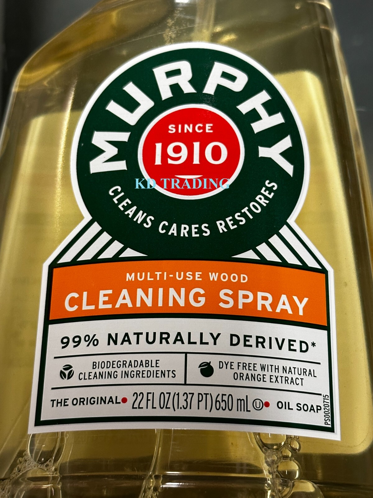 (2-Pk) MURPHY Original Natural ORANGE OIL Soap Multi-Use Wood Leather Vinyl Cars