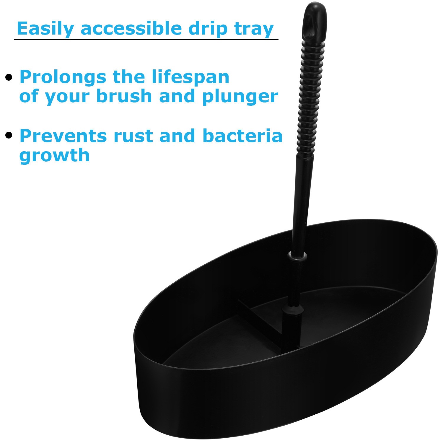 Blue Donuts BD-TBPCH-Toilet Brush and Plunger Set Toilet Plunger Toilet Brush Co