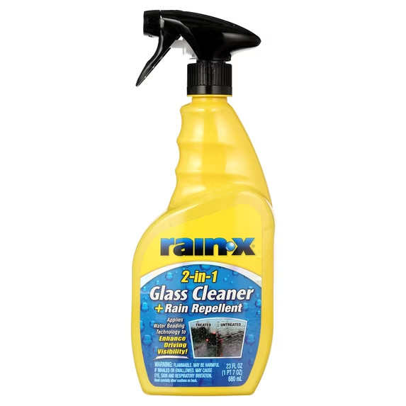 Rain-X 5071268 2-in-1 Glass Cleaner and Rain Repellant – 23 fl oz.