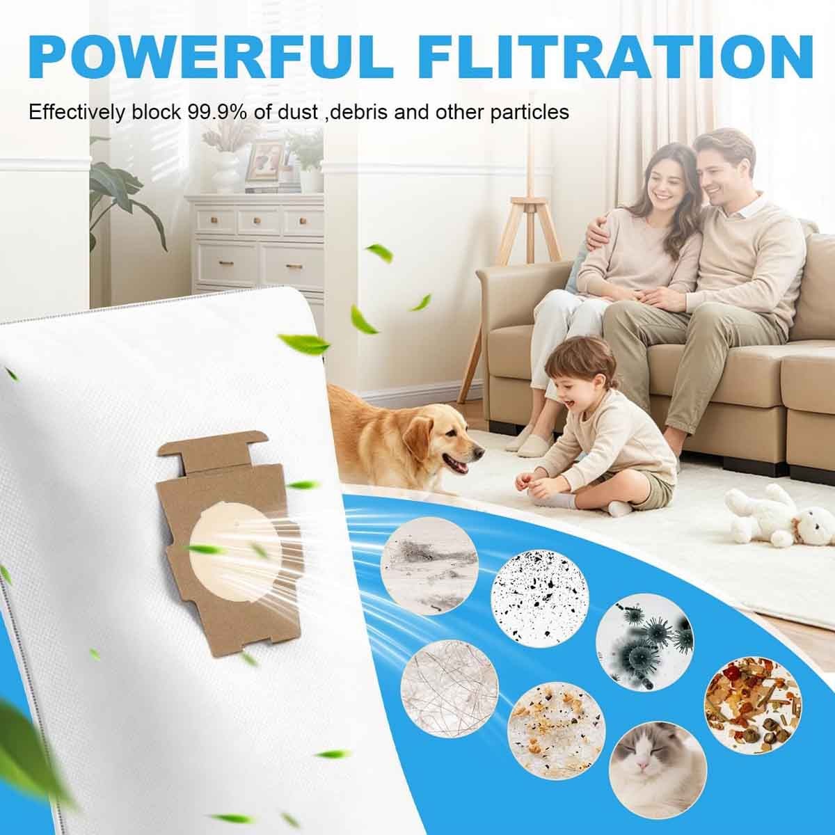 For Kirby Vacuum Cleaner Bags 6×204811 204814 Sentria Avalir Ultimate G Serie US