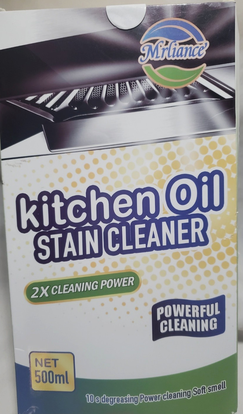 500ml Mrliance Kitchen Heavy Duty Oil Stain Cleaner 10s Degreasing Power exp9/28