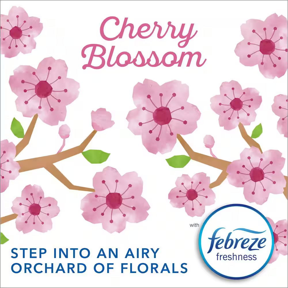 13 Gal. Forceflex Maxstrength Tall Kitchen Drawstring Cherry Blossom with Febrez