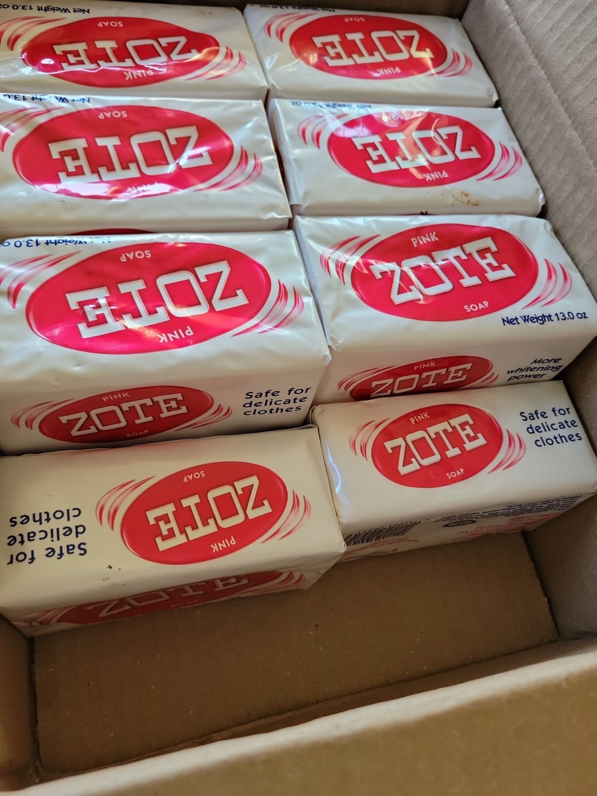 14 Bars Zote Pink Laundry Bar Soap 13 oz Stain Remover Safe For Delicates