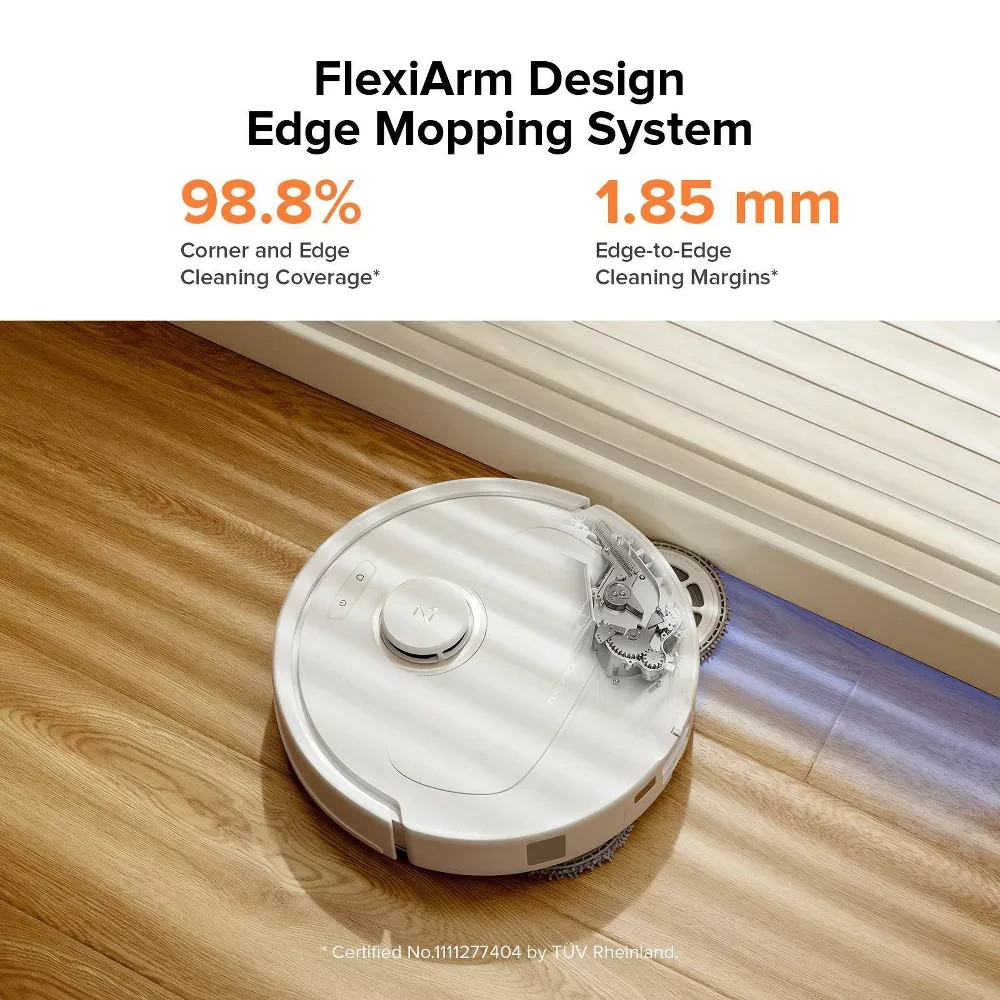 Roborock Qrevo Pro Wi-Fi Connected Robot Vacuum and Mop with FlexiArm Design Edg