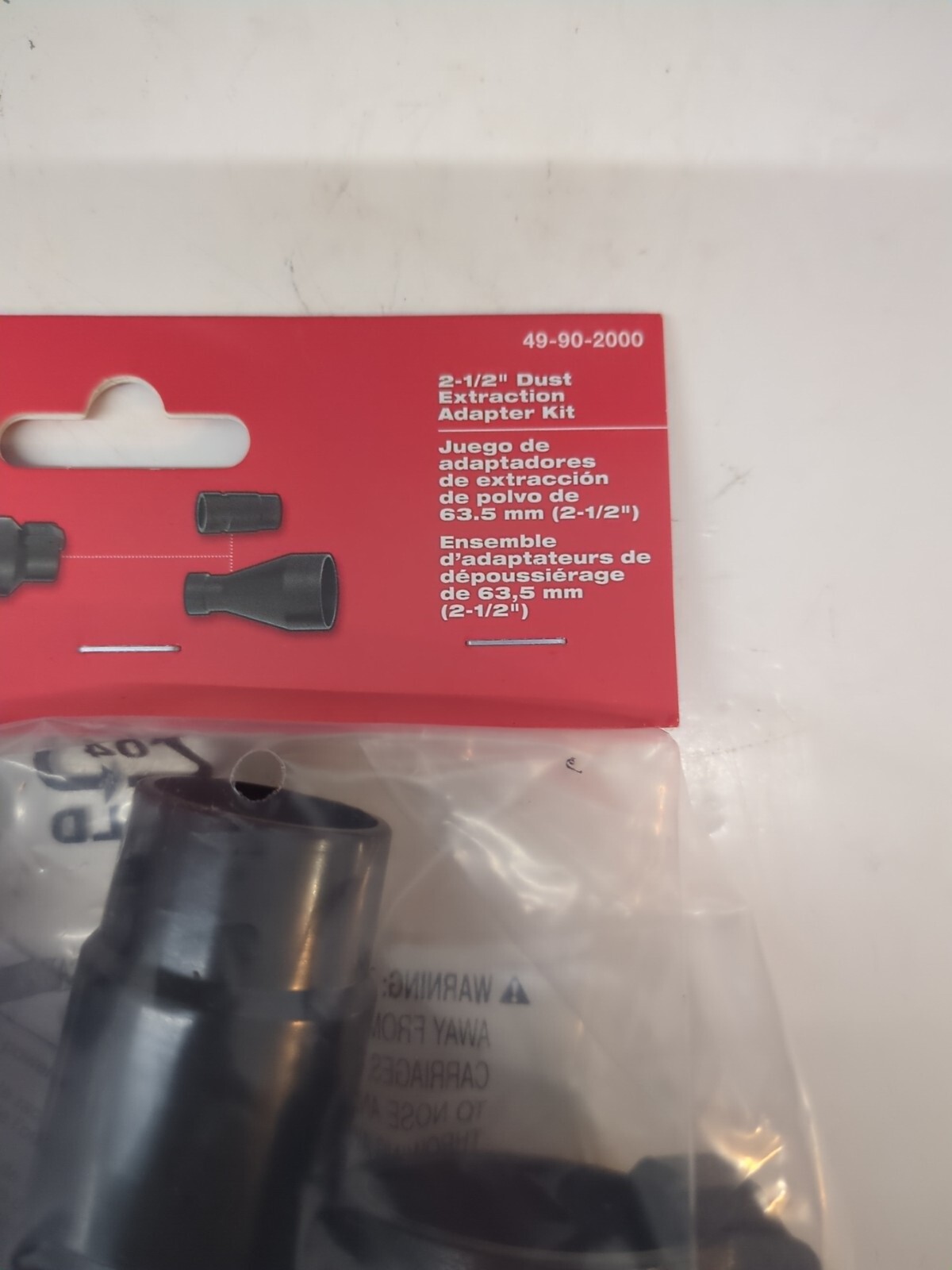 Milwaukee 49-90-2000 2-1/2″ Dust Extraction Adaptor Kit