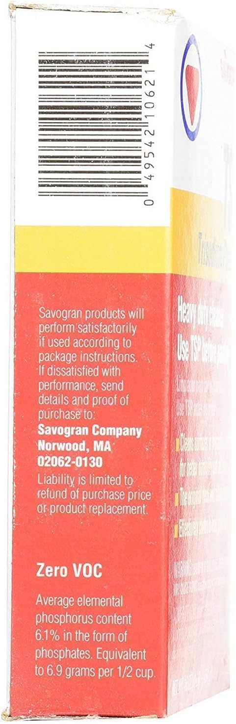 Savogran 10621 Trisodium Phosphate (TSP) 1LB (16oz) 16 Ounce (Pack of 2)