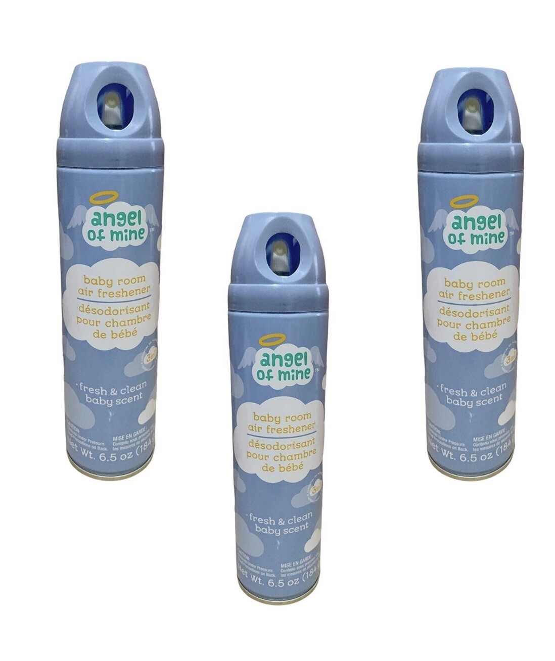 Angel of Mine 3in1 Fresh & Clean Baby Scent 6.5 oz (184g) NEW!