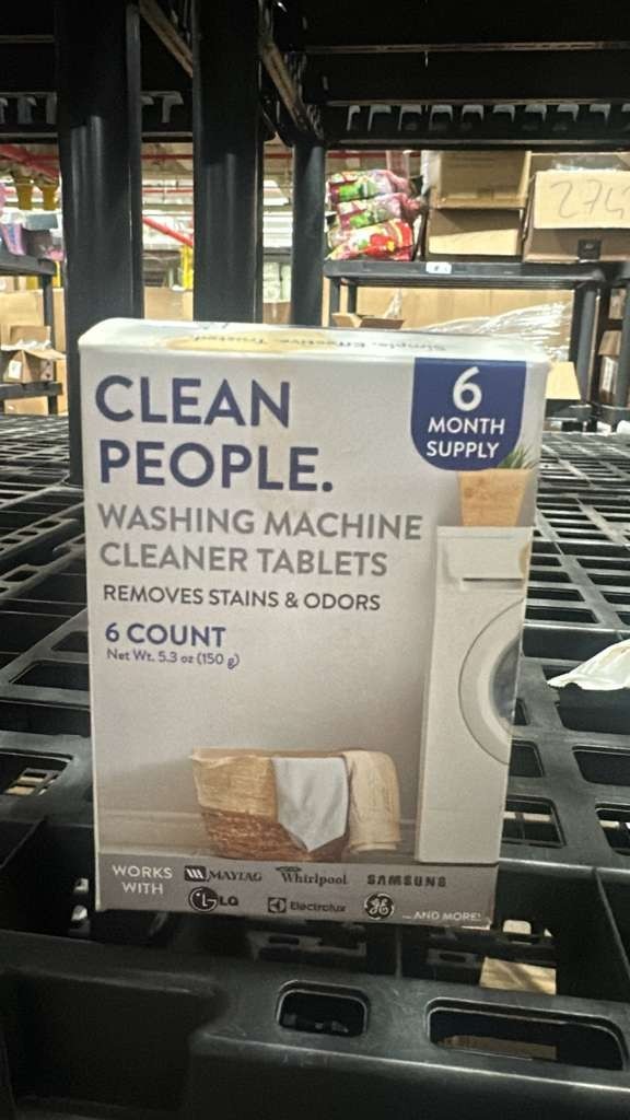 THE CLEAN PEOPLE Washing Machine Cleaner – Washer Machine Cleaner Tablets 3 PACK