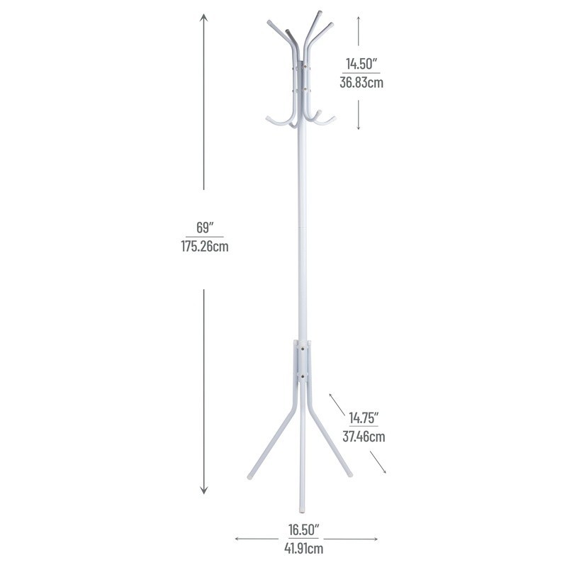 Minimalist Coat Rack Freestanding Storage Entryway Organizer Umbrella Stand New