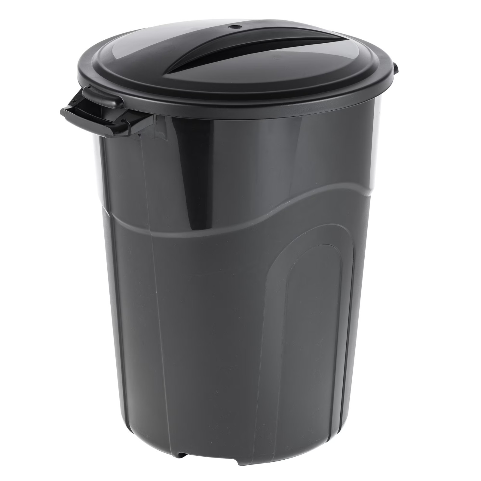 (2 pack) Hyper Tough 32 Gallon Heavy Duty Injection Molded Trash Can with Click