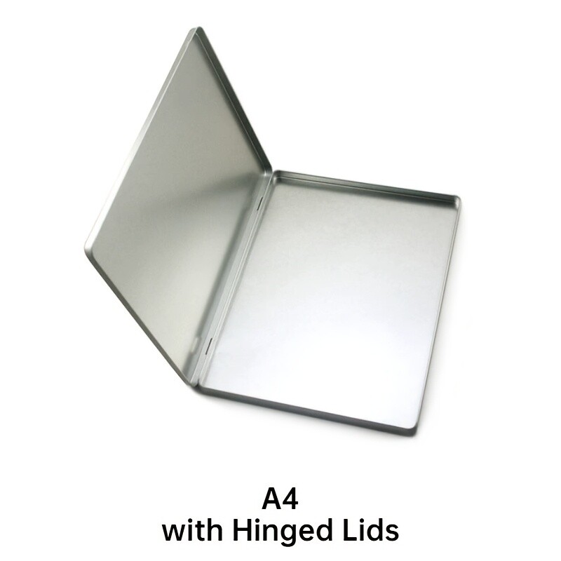 1x Metal Storage Box – A4/A6 Size, Multi-Purpose Office Documents Organizer Chic