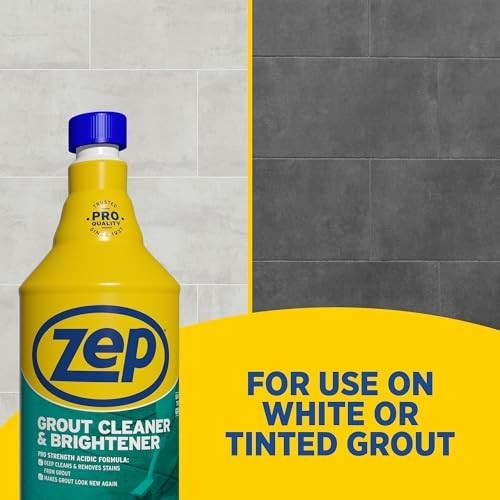 Grout Cleaner 32 Ounce Liquid Acidic Formula Tile Floor Stone Deep Stain