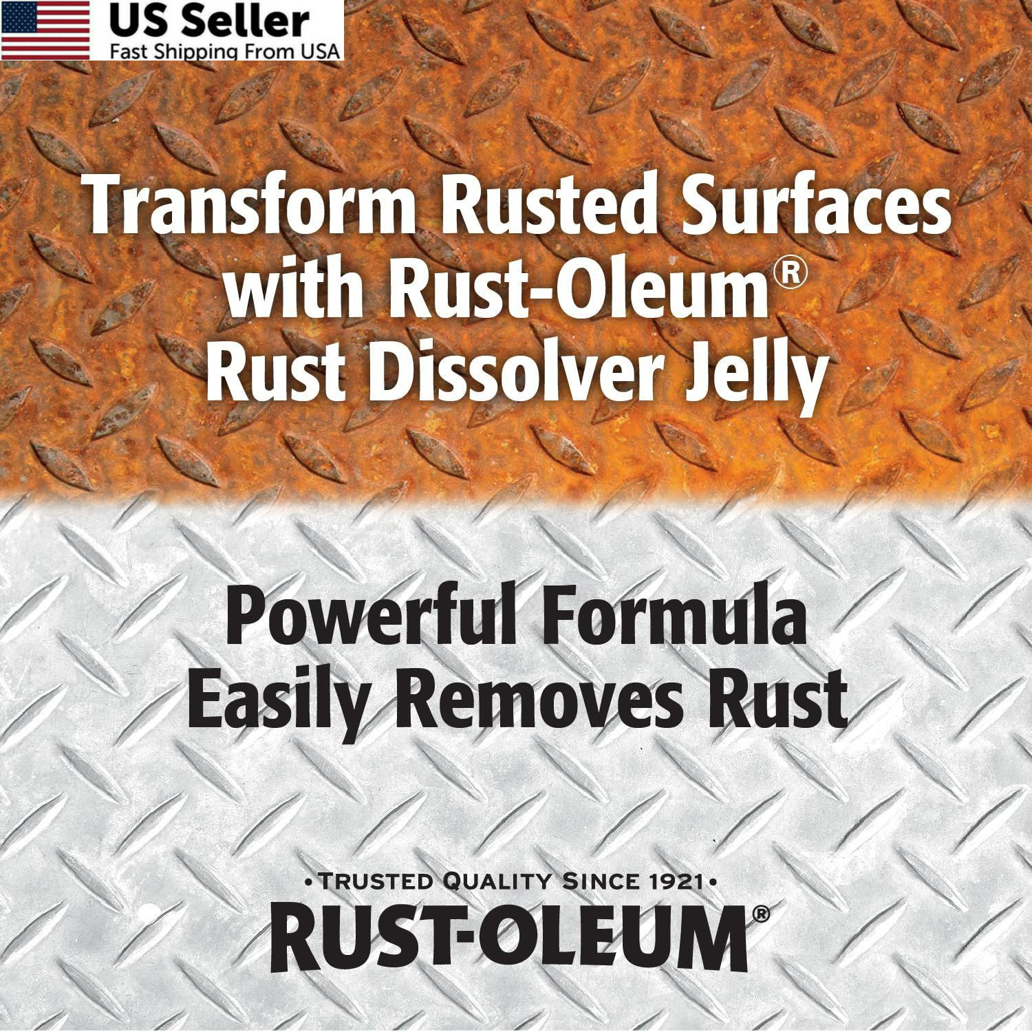 Rust-Oleum Rust Dissolver Jelly | Heavy-Duty 8 Fl Oz (Pack of 1), No Color
