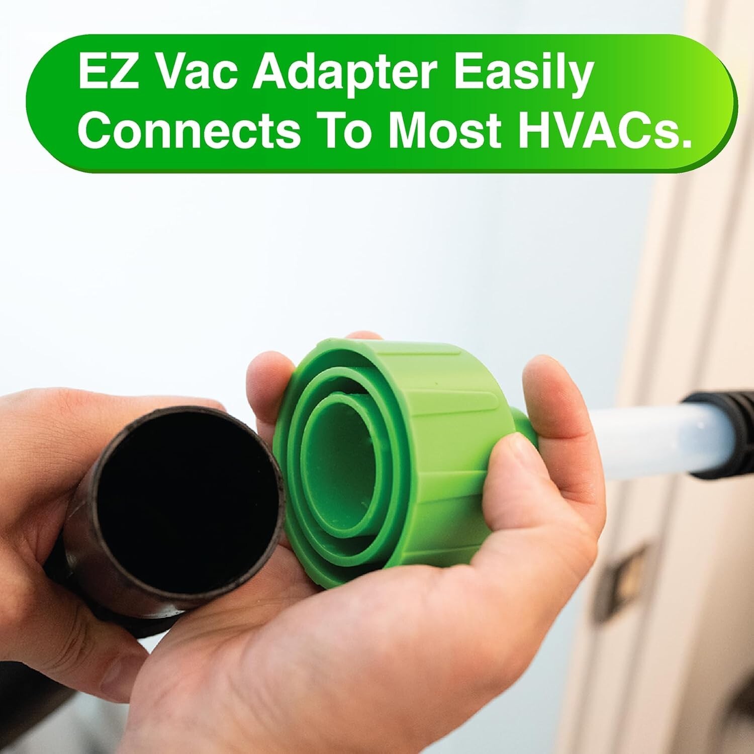 AC Drain Line Cleaner Adapter Evacuates & Unclog AC Drain Line – HVAC to PVC AC