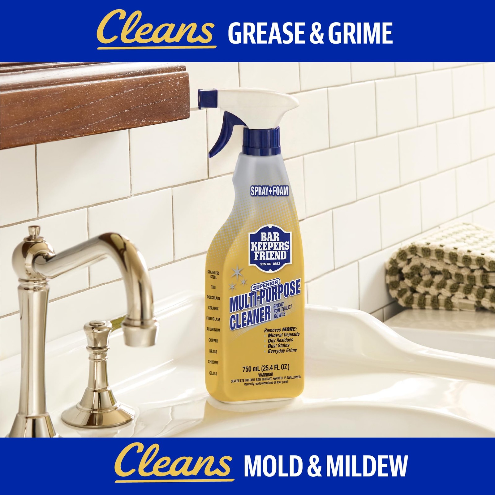 Soft Cleanser 13 oz + Spray & Foam Multipurpose MORE Spray Cleaner 25.4 oz, M…