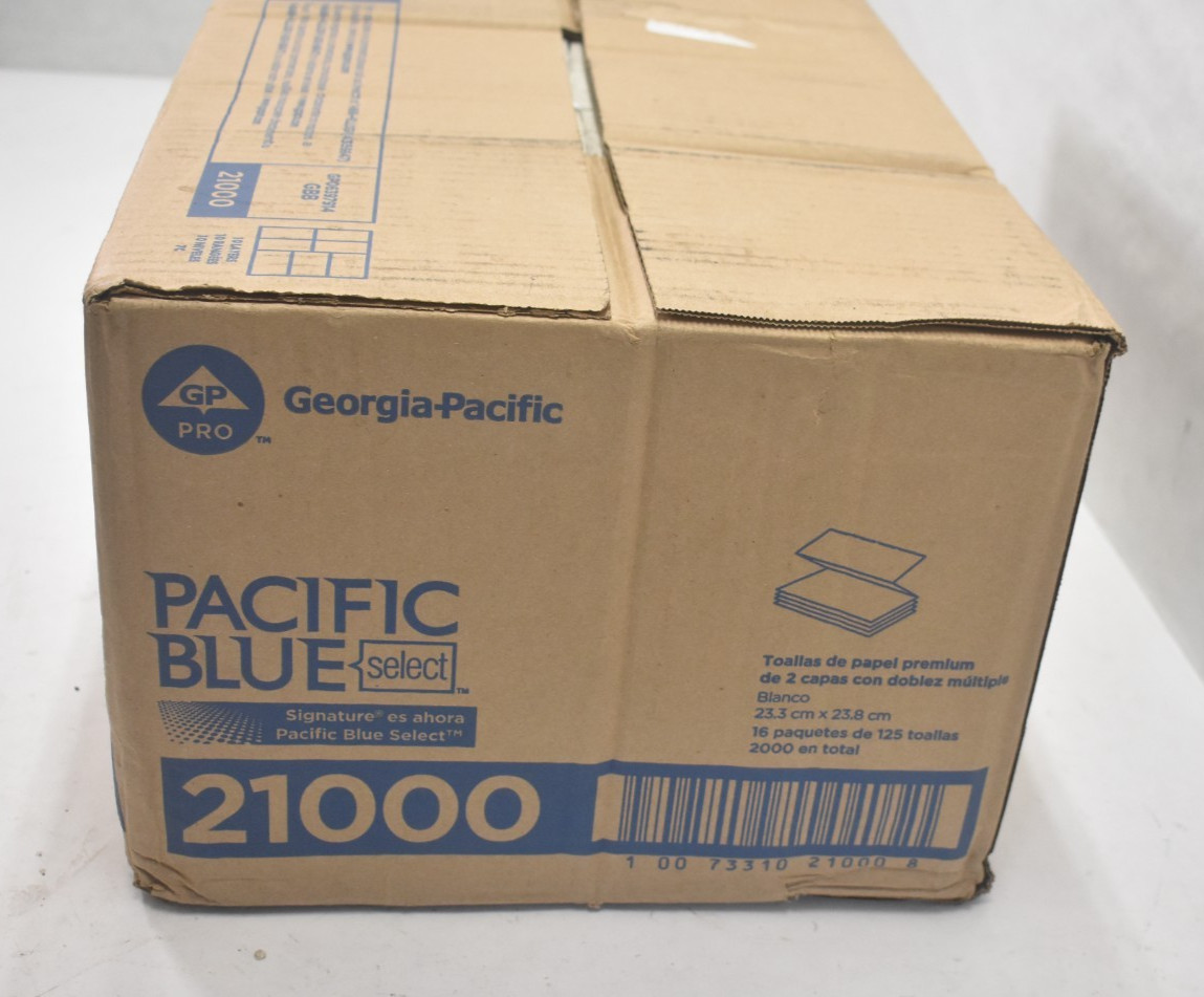 Georgia Pacific Blue Select Multifold Paper Towels 2000 Total 9.2″ x 9.4″ White