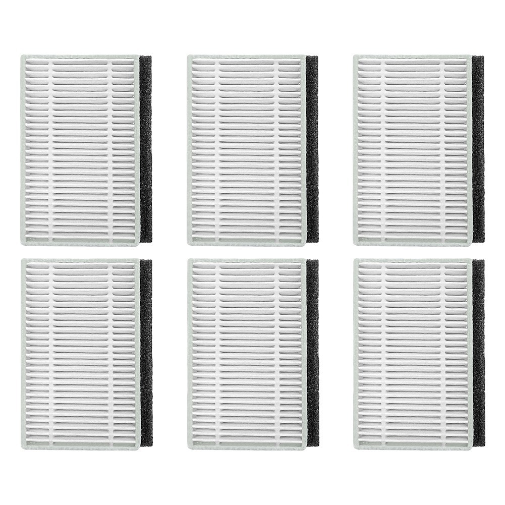 Replacement Part Set of 6 For Filters for ECOVACS For YEEDI Y1 PRO PLUS Model