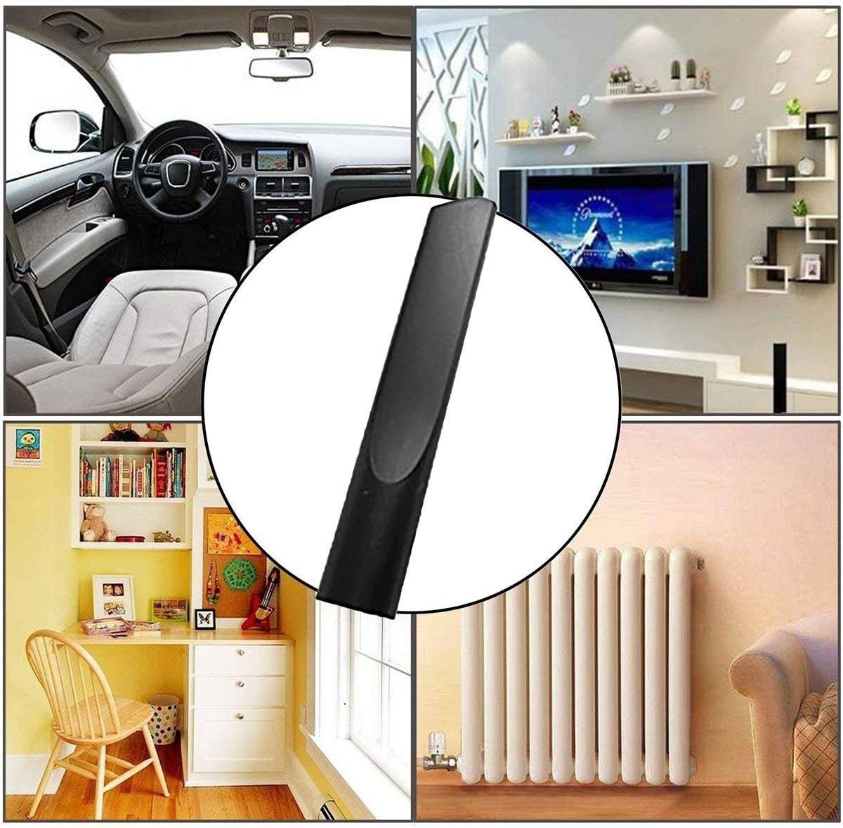 Compact Vacuum Attachment Set: Horsehair Brush & Utility Tools for Easy Cleaning