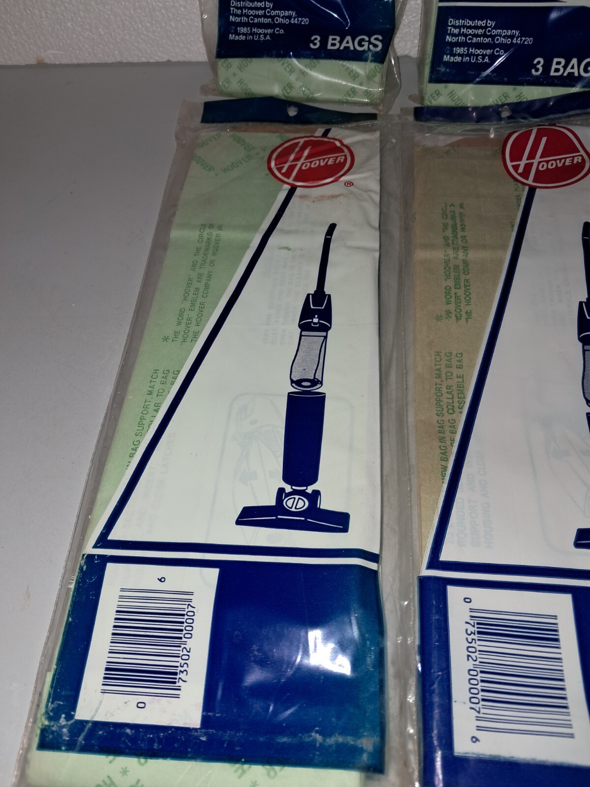 Vacuum Bags Hoover Type F 6 packs – 18 Total Quik Broom Handivac Long Bag NOS