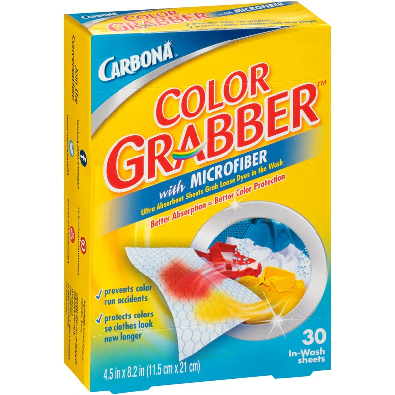 Carbona No Scent Color and Dirt Grabber Sheets 8.2 L x 4.5 W in. with Microfiber