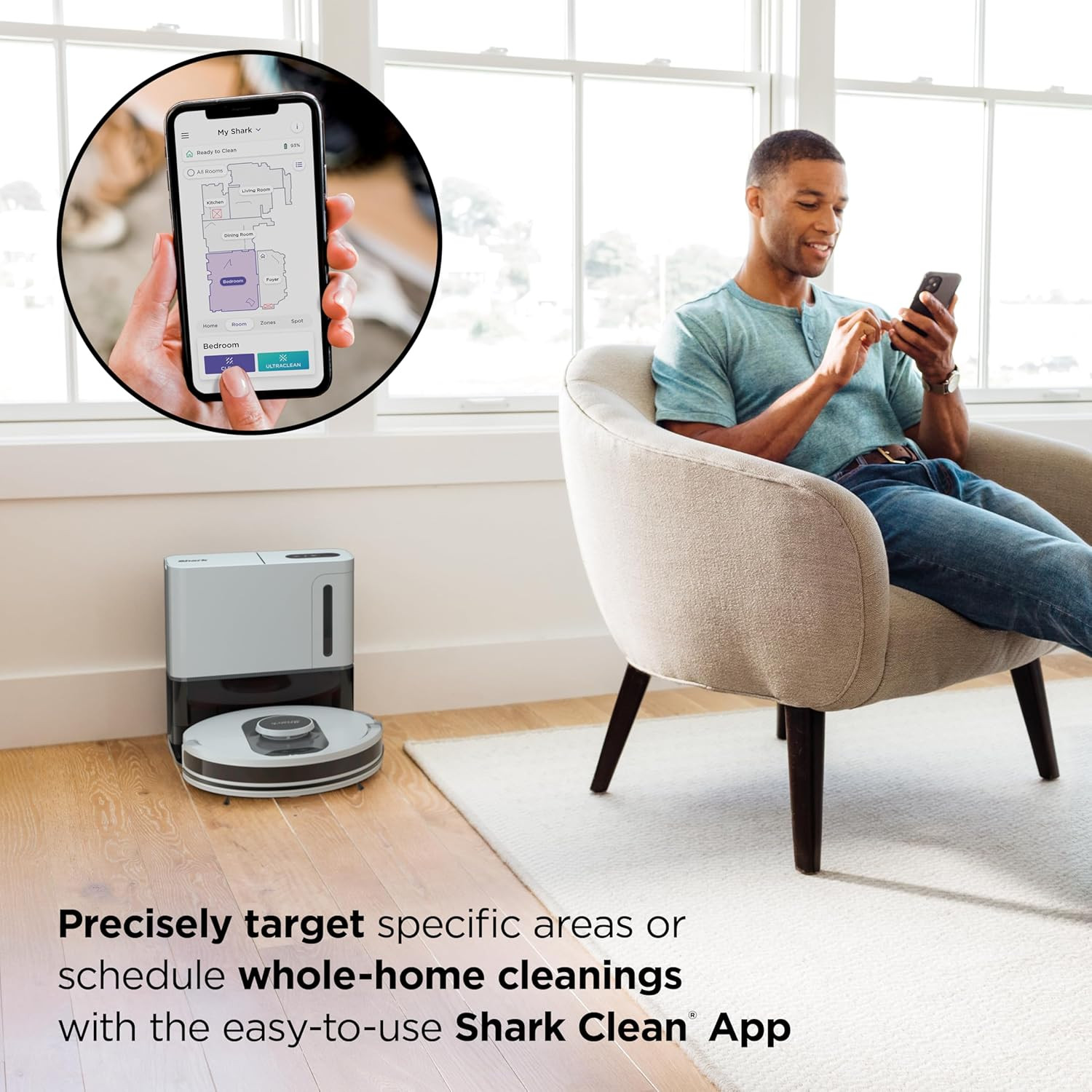 Shark AI Ultra Voice Control Robot Vacuum with Matrix Clean Navigation, Home Map