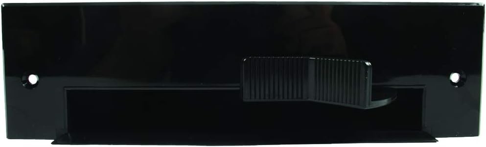 Cen-Tec Systems Central Vacuum Automatic Dustpan Sweep Inlet, Black