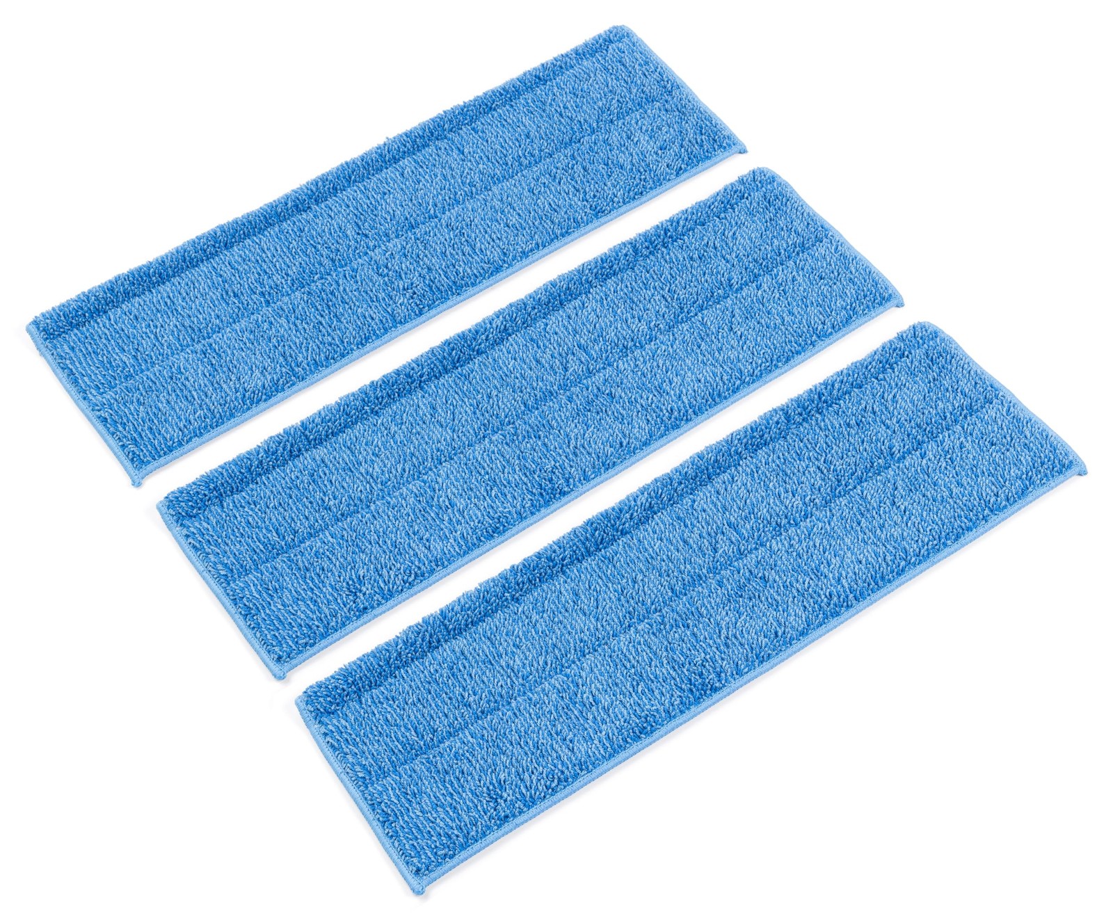 18″ Microfiber Wet and Dry Mop Pads 3-Pack – Premium Commercial Grade Washabl…