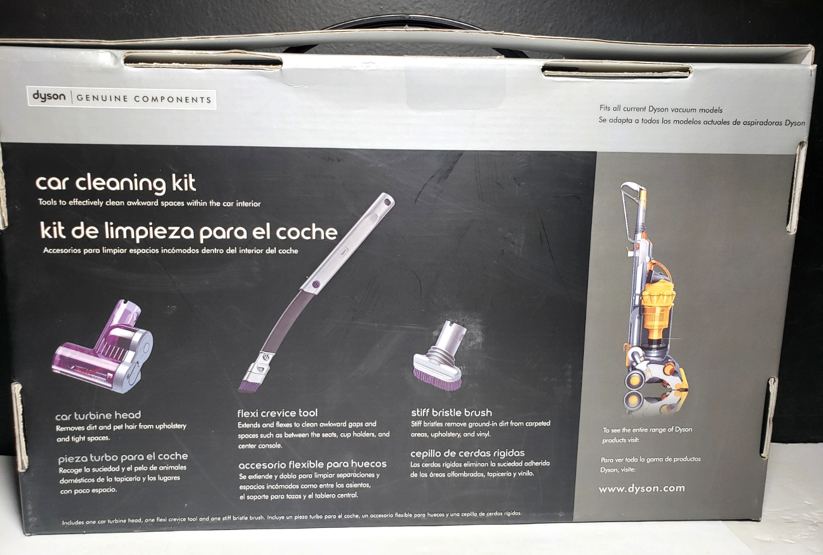 Genuine Dyson Vacuum Attachment Set Car Cleaning Kit FREE Shipping