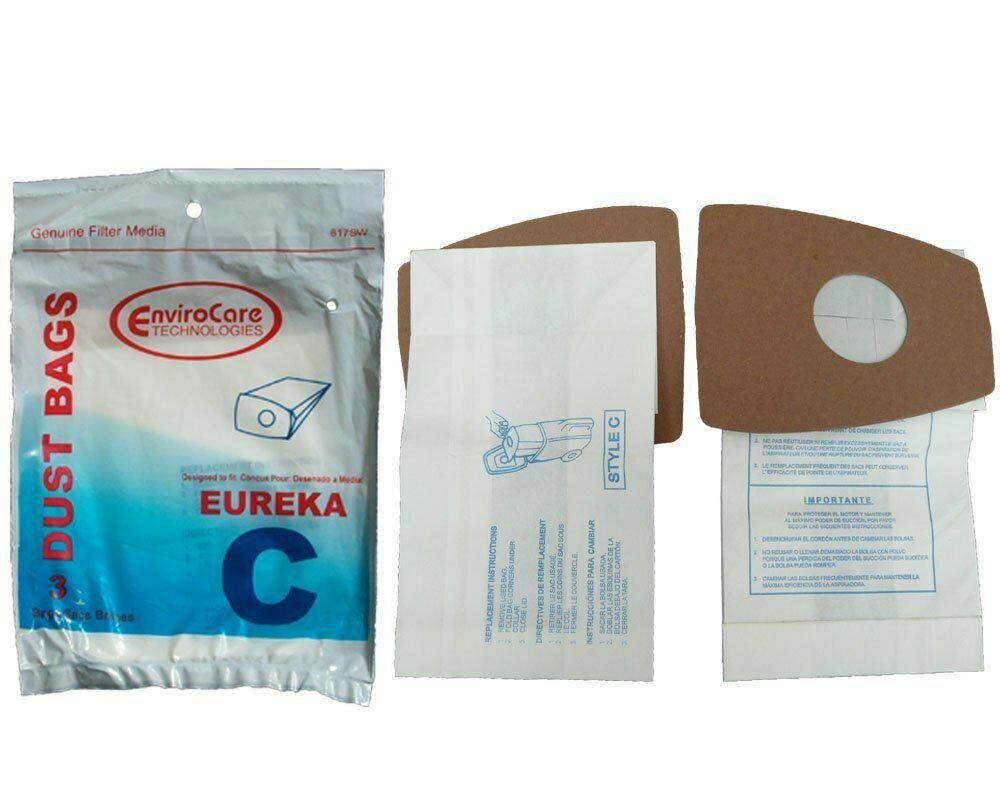 Fits For Eureka Vacuum Bags Style C Mighty Mite