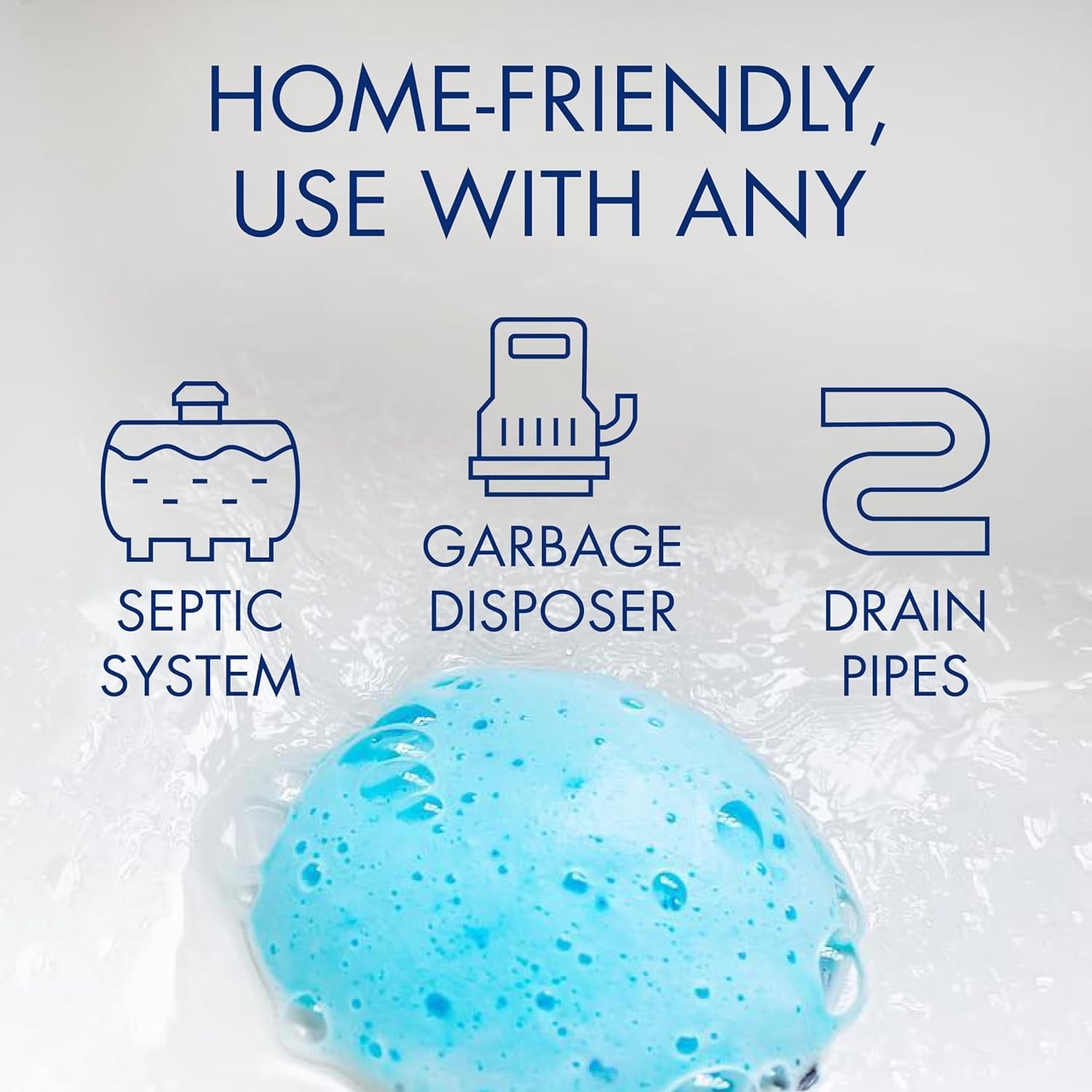 Eco-Friendly Garbage Disposal Cleaner – Lemon Scented, 4 Biodegradable Packets