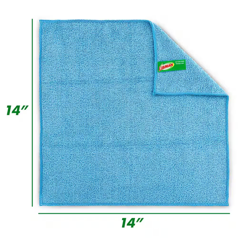 14 In. X 14 In. All-Purpose Microfiber Cloth Towels (48-Pack)