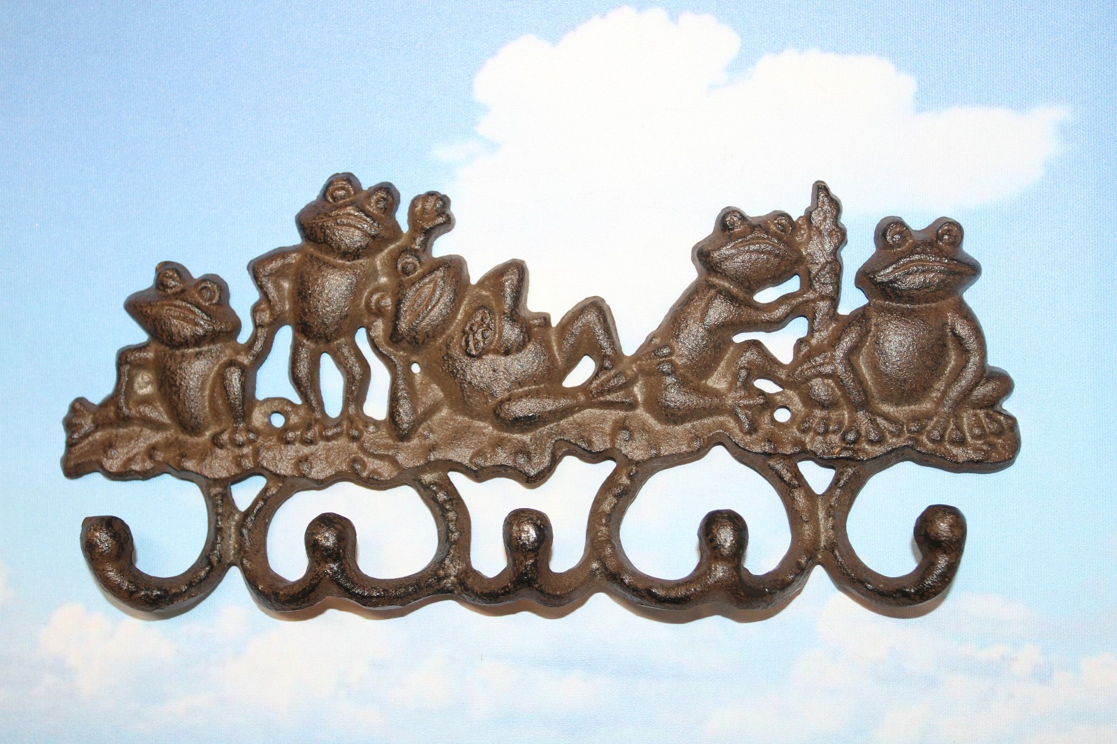 FROG WALL HOOKS, Frog Decor, Decorative Wall Hooks, Garden Hooks H-132B