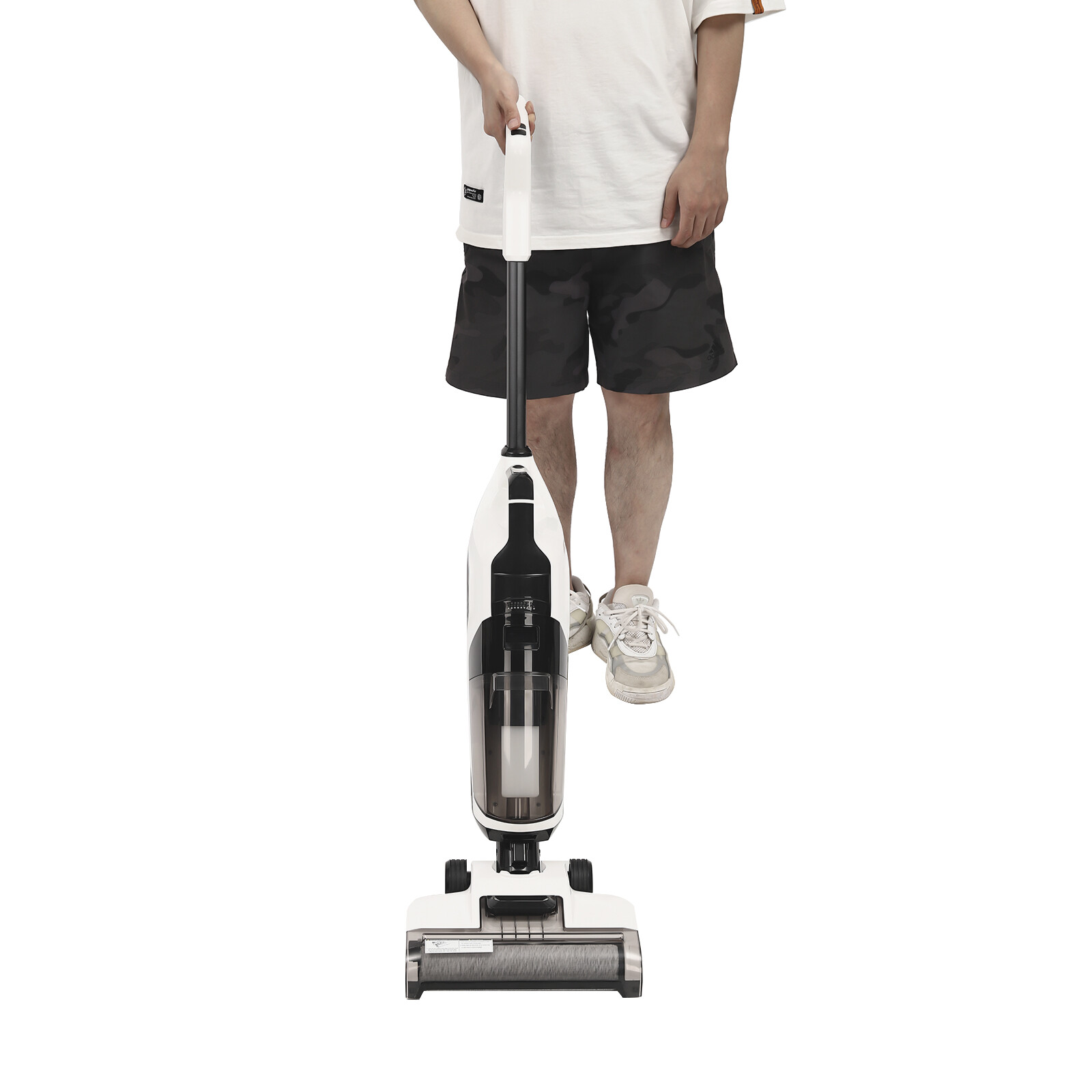 Battery Powered All-In-One Cordless Wet & Dry Vacuum Cleaner Mop for Hard Floor