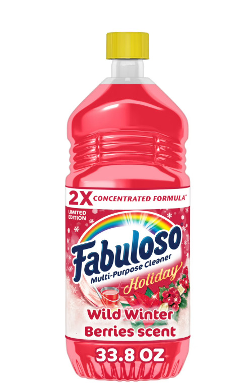 Fabuloso Holiday Multi-Purpose Cleaner 2X Concentrated Wild Winter Berries 33oz
