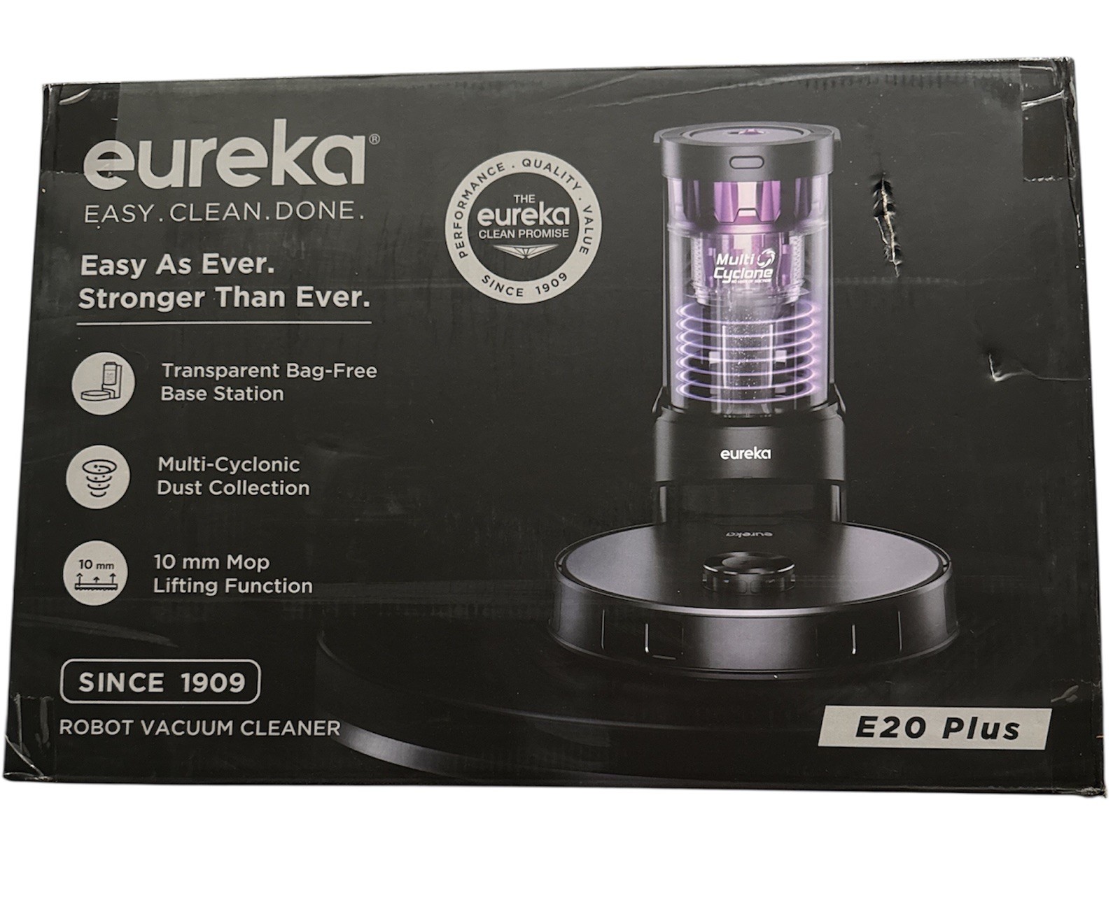 Eureka E20 Plus Robot Vacuum Cleaner Self Emptying Station Bagless Smart Robotic