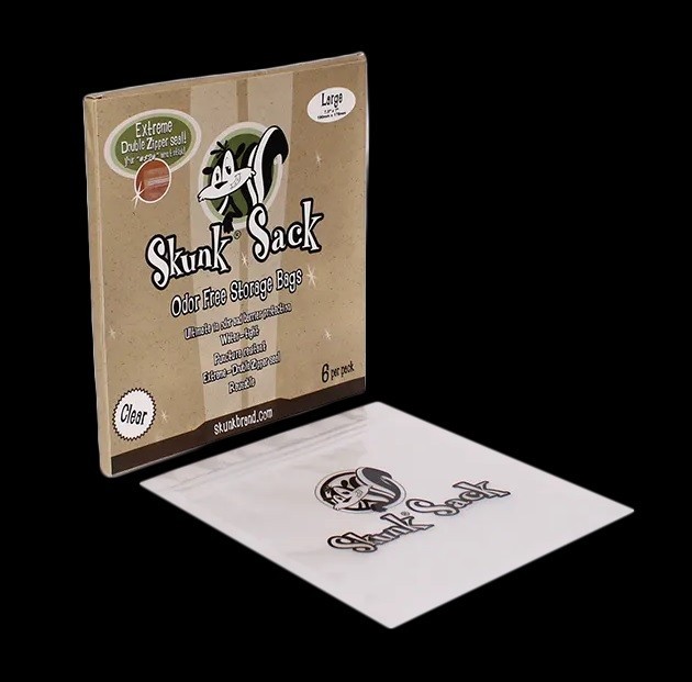 6pc – 8.5″x10″ Skunk Sack Storage Bag X-Large BLACK Air/Water Tight