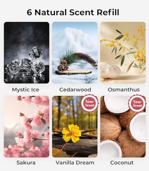 Car Air Freshener Refill – Pack of 2, Can be Used for 4~6 Months – Made with