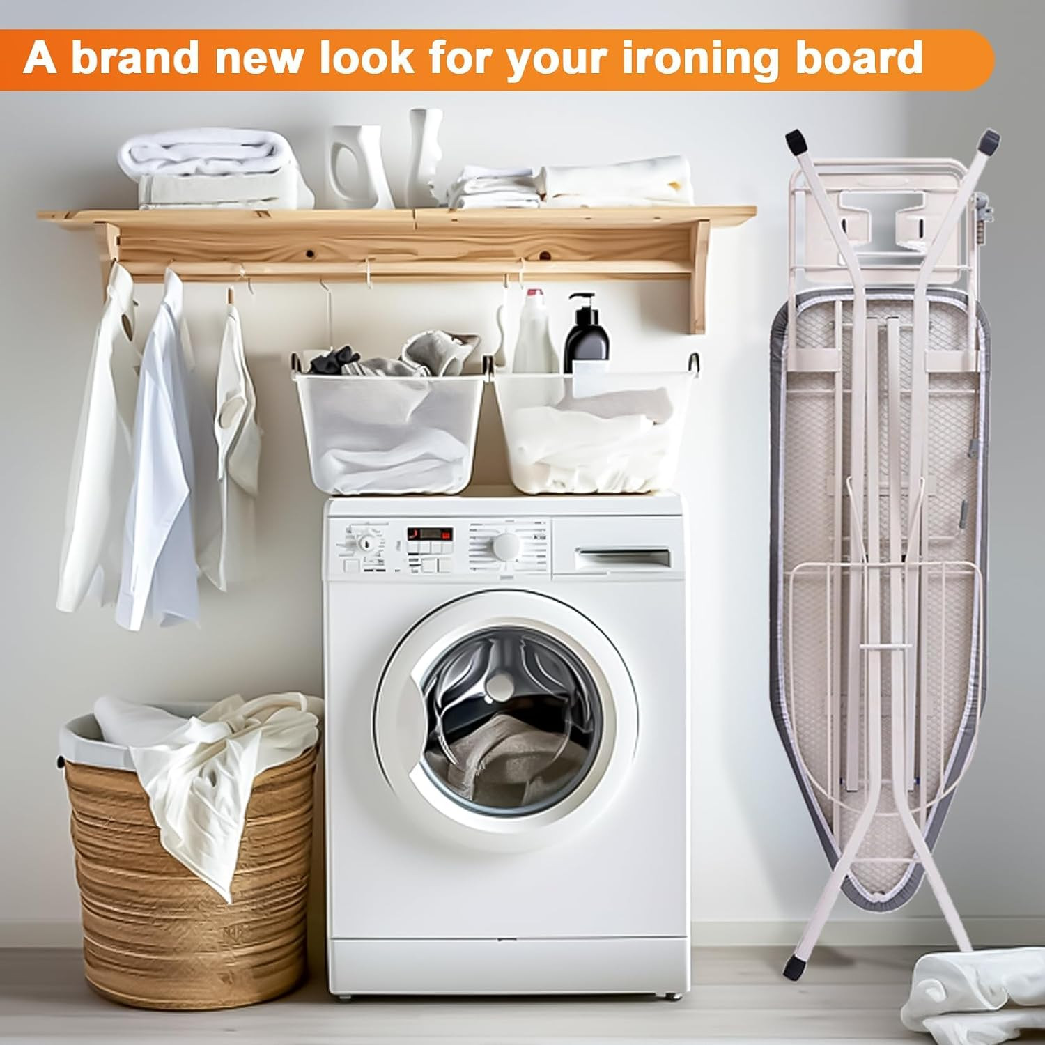 Ironing Board Cover Pad – Standard Size 15×54 Inch Iron Board Cover | 3mm Thick