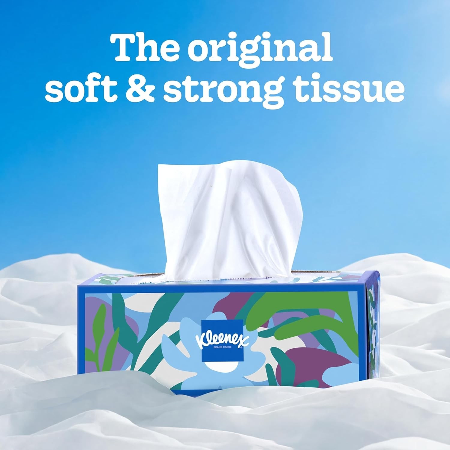 Kleenex Trusted Care Facial Tissues, 8 Flat Boxes, 200 Tissues per Box, 2-Ply