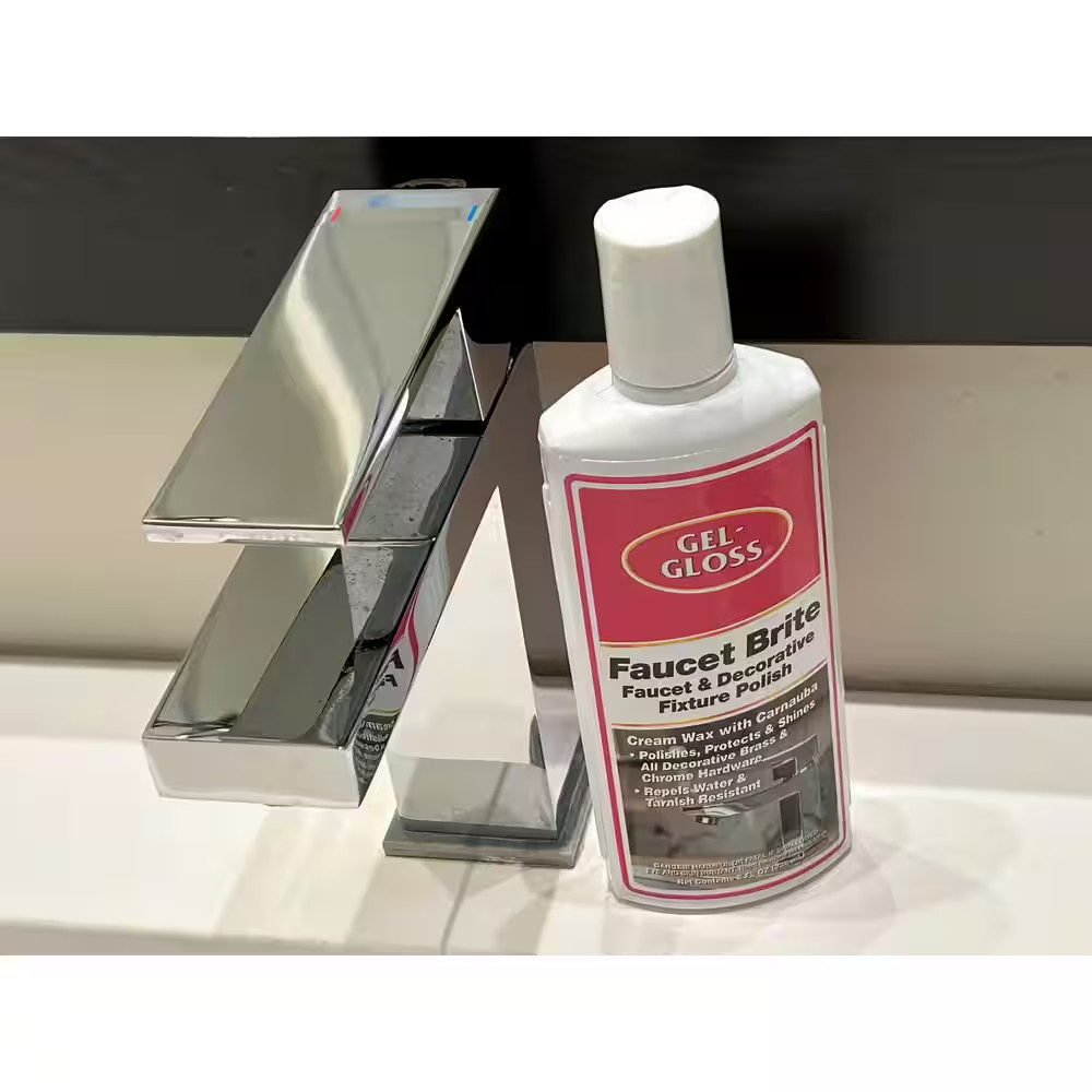 Faucet Brite and Decorative Fixture Polish 8 Oz. Liquid