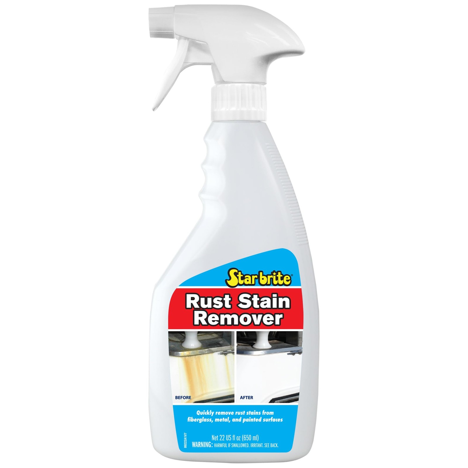 STAR BRITE Rust Stain Remover Spray – Instantly 22 Fl Oz (Pack of 1), 0