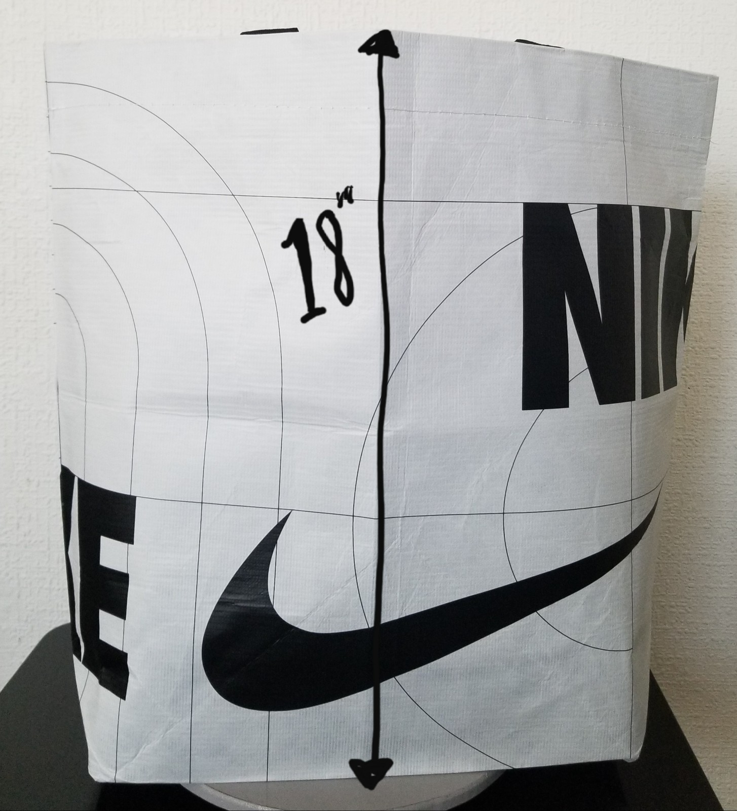 Nike Move to Zero Eco-Friendly Reusable Grocery Laundry Shopping Bag Gift Tote